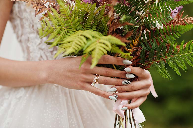 Unhas Decoradas para Noivas e Casamentos em Geral