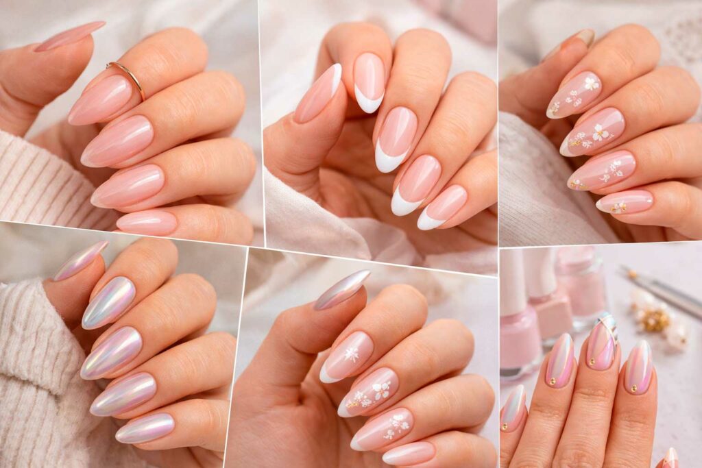 Quais estilos combinam mais com unhas almond