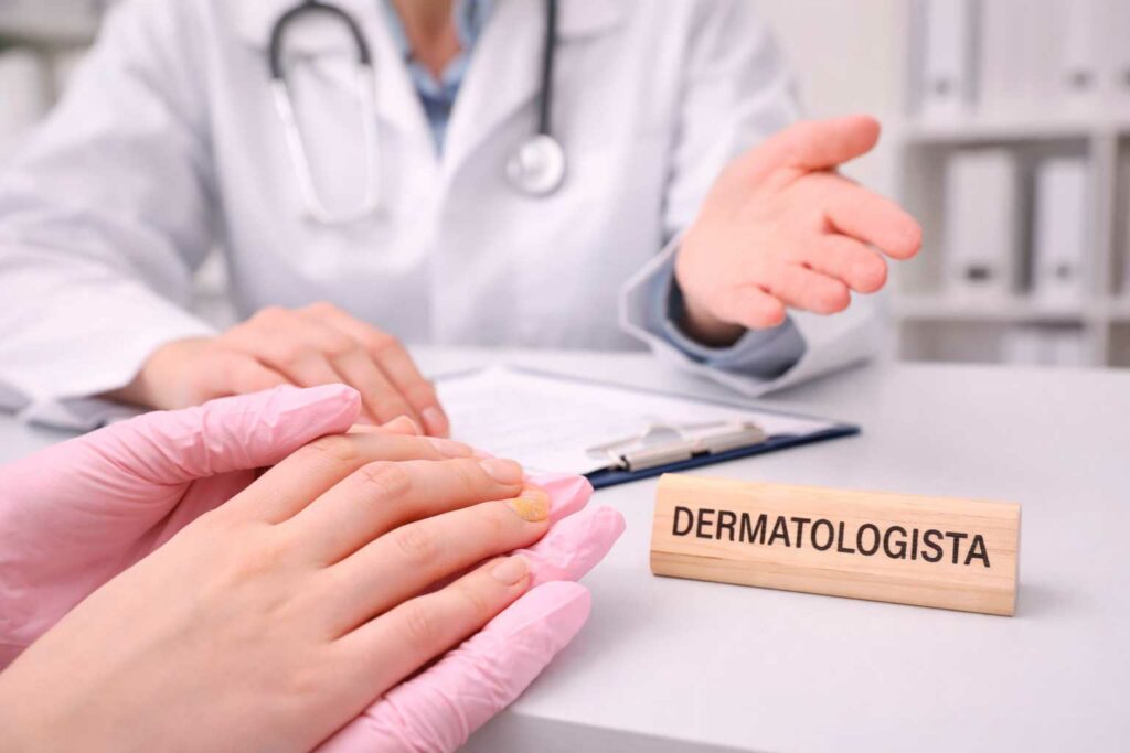 Quando encaminhar a cliente para um dermatologista