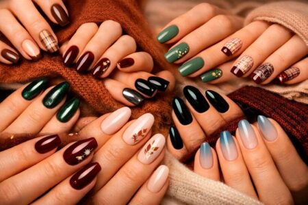 Unhas decoradas para o outono 2026: 10 tendências elegantes que prometem dominar a estação