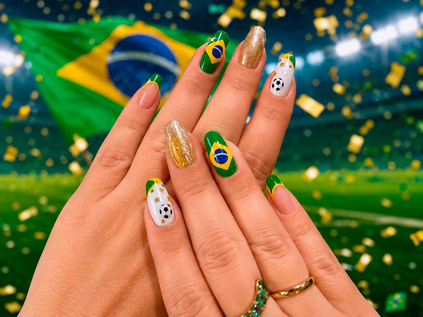 A torcida começa nas pontas dos dedos
