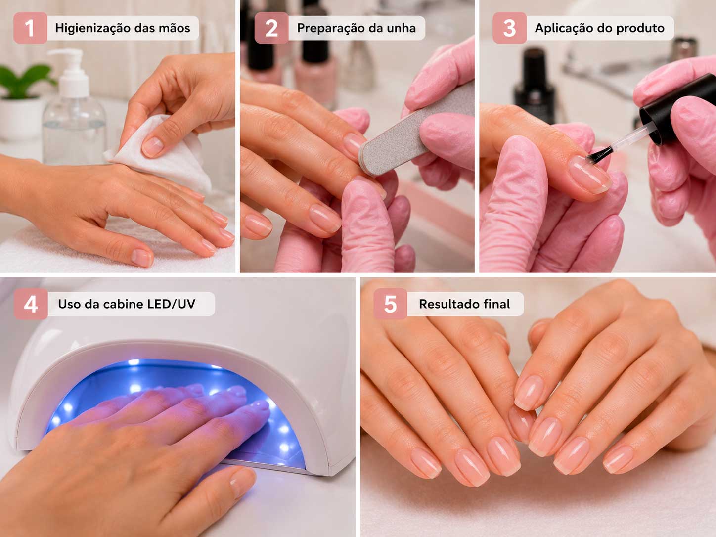 Blindagem de unhas passo a passo